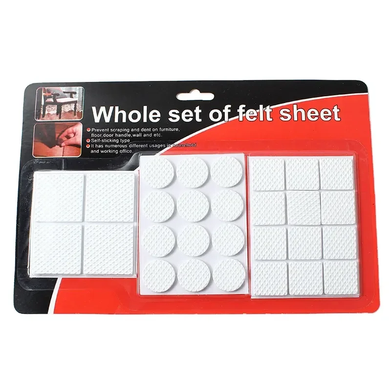 Wholesale Self-stick Bulk Furniture Round Adhesive Felt Pads