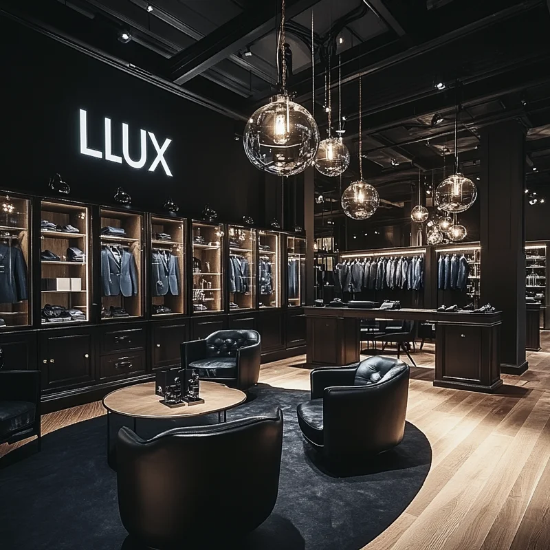 Modern Shopping Mall Boutique Garment Store Retail Garment Display Rack Clothing Store Interior Design