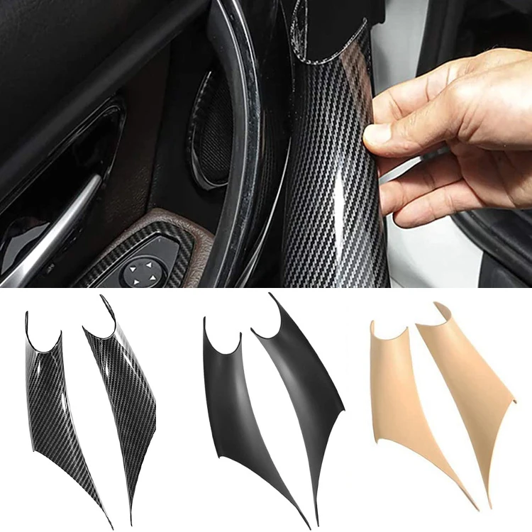 Car interior accessories for BMW interior carbon fiber door armrest cover