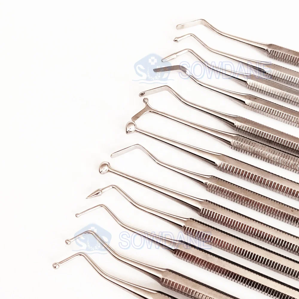 Dental Filler Spatula Composite Filling Tool Instrument Amalgam Plastic Filling Spatula Double Ends Stainless Steel