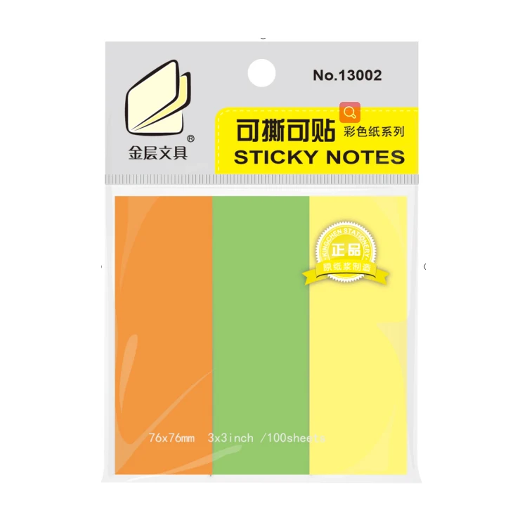 
In Stock Paper Strip Self Adhesive Memo Pad Memo Sticker Sticky Notes 