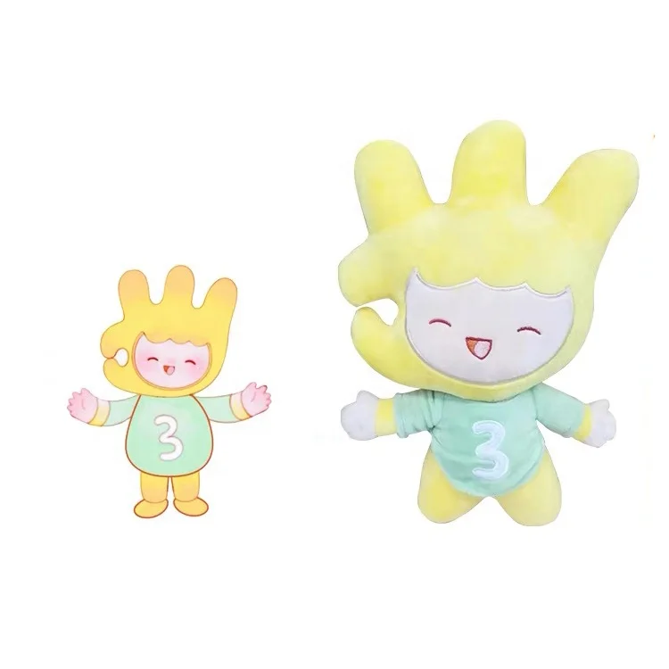 Plush toy manufacturer custom kids your own design stuffed animal plush toy doll from drawing cotton doll maker