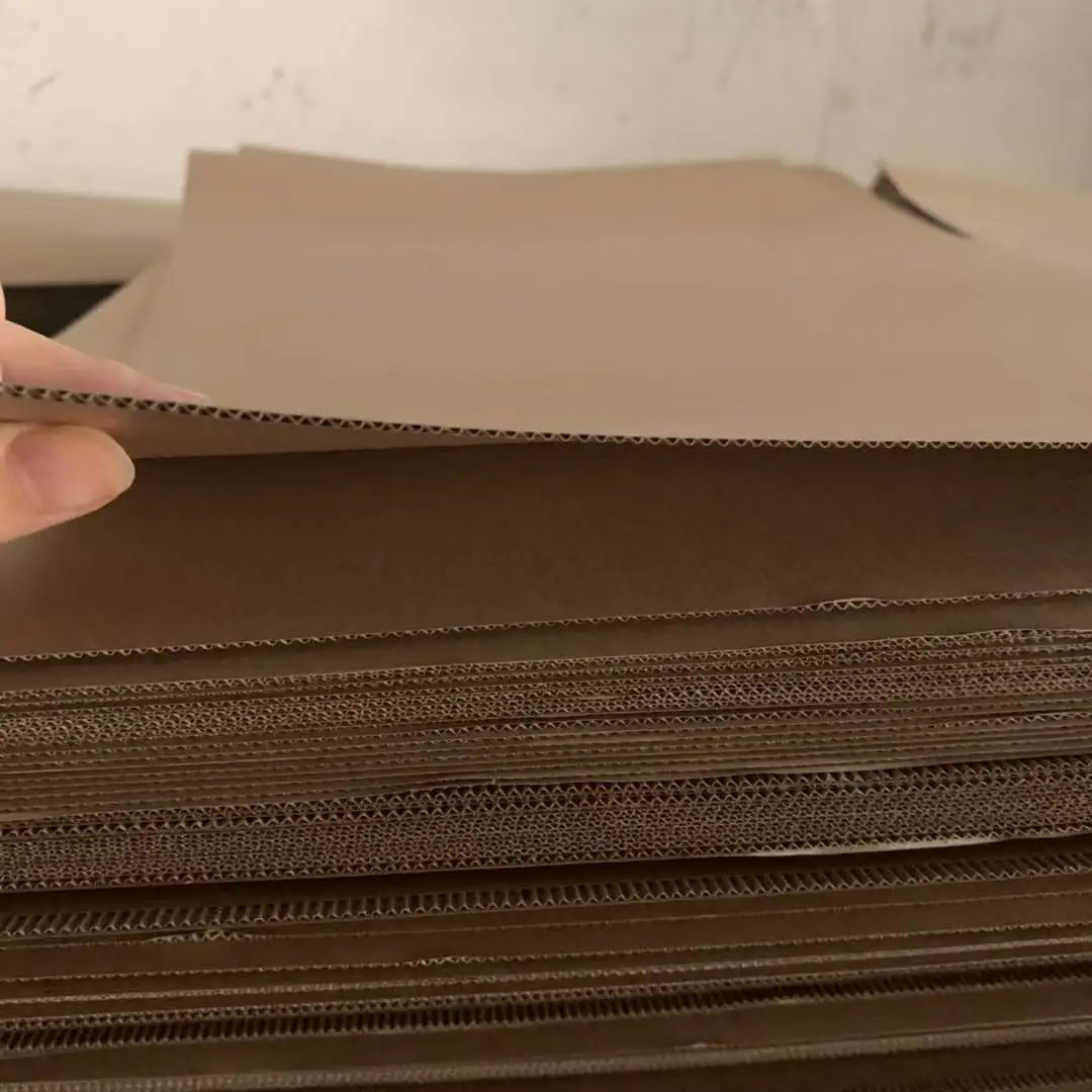 
corrugate board for shipping box and pizza box paper board sheet B/E/F flute customized color 
