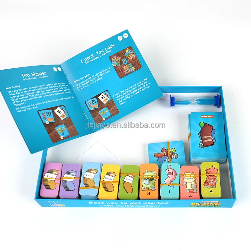 Factory Custom Paper Child Education Board Games Training Parent Child Leisure Time Party Indoor Games
