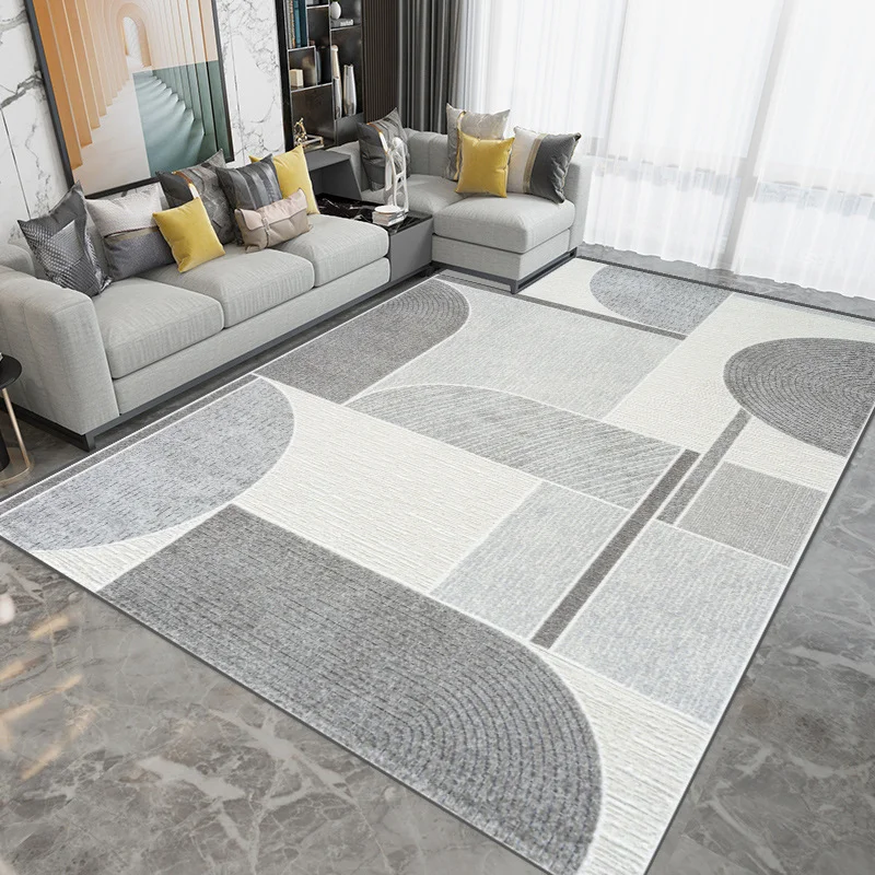 Modern 3d floor Nordic large area geometric rug living room carpet custom design printed luxury large rug carpet