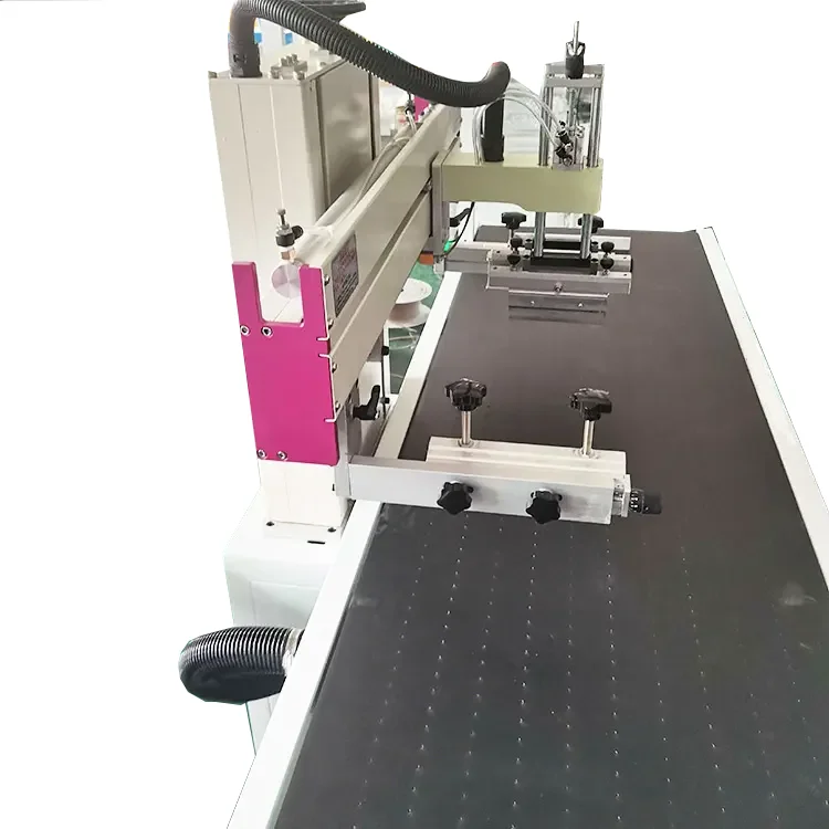 Hot Sale Automatic Flat Screen Printing machine with Vacuum Table Easy to Operate Single Color Fabric Screen Printer