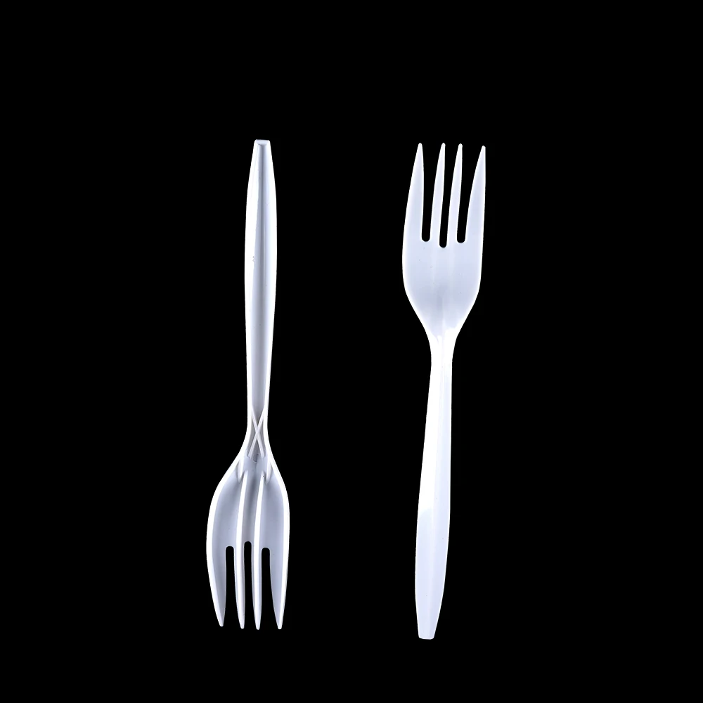 Disposable plastic fruit forks cheap price plastic forks free samples