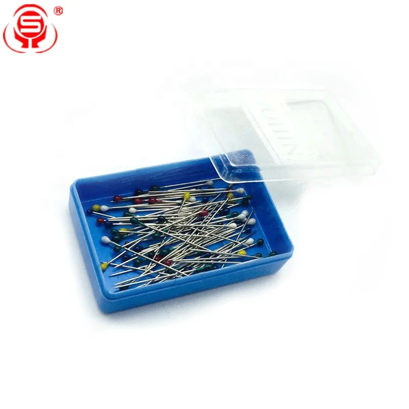 
Factory Direct Custom Colorful Assorted Metal Pearl Head Pins for Crafts Decoration 