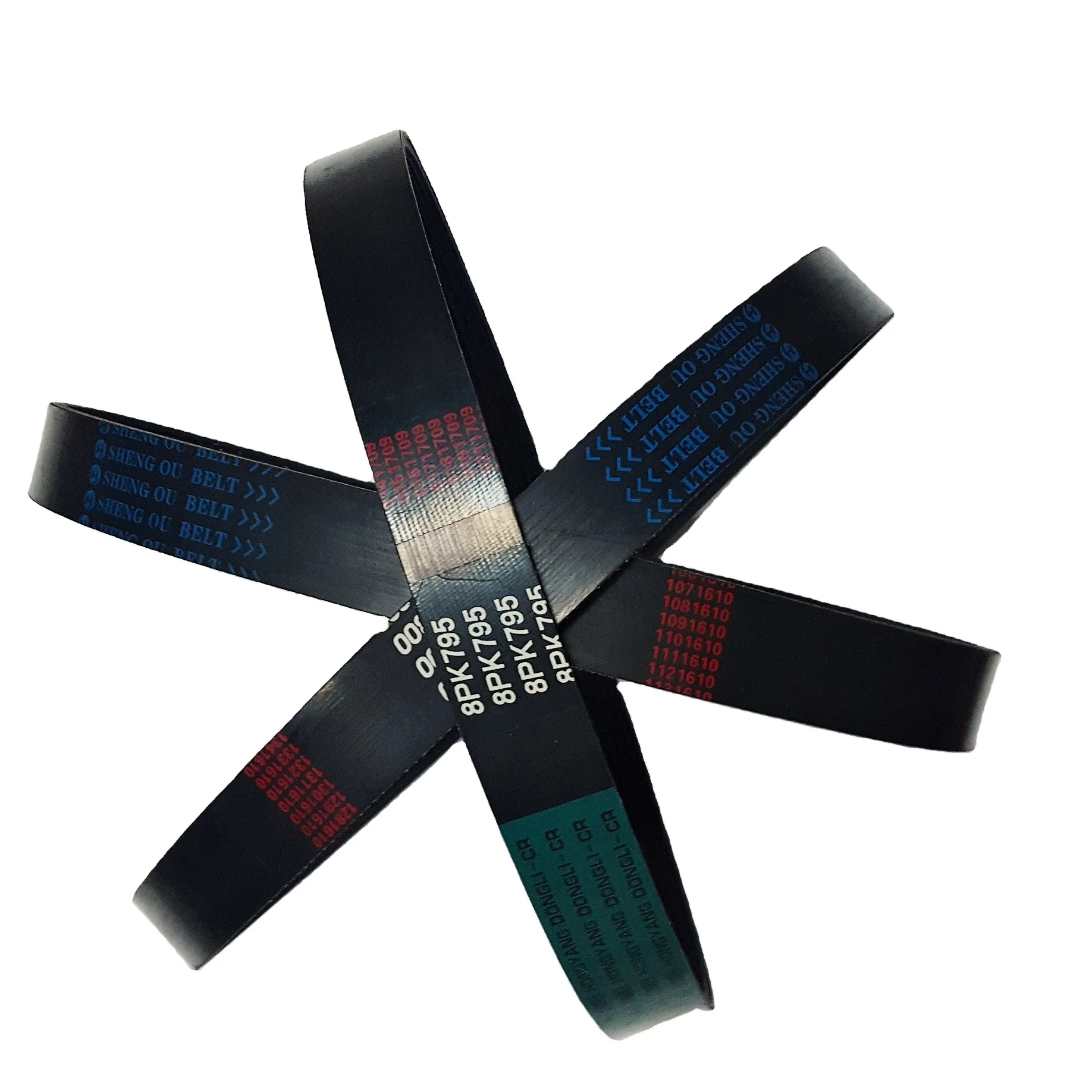 industrial 8pk1810 auto pk belt 7pk1720  8pk1780 8pk1300 6pk1564  vbelts