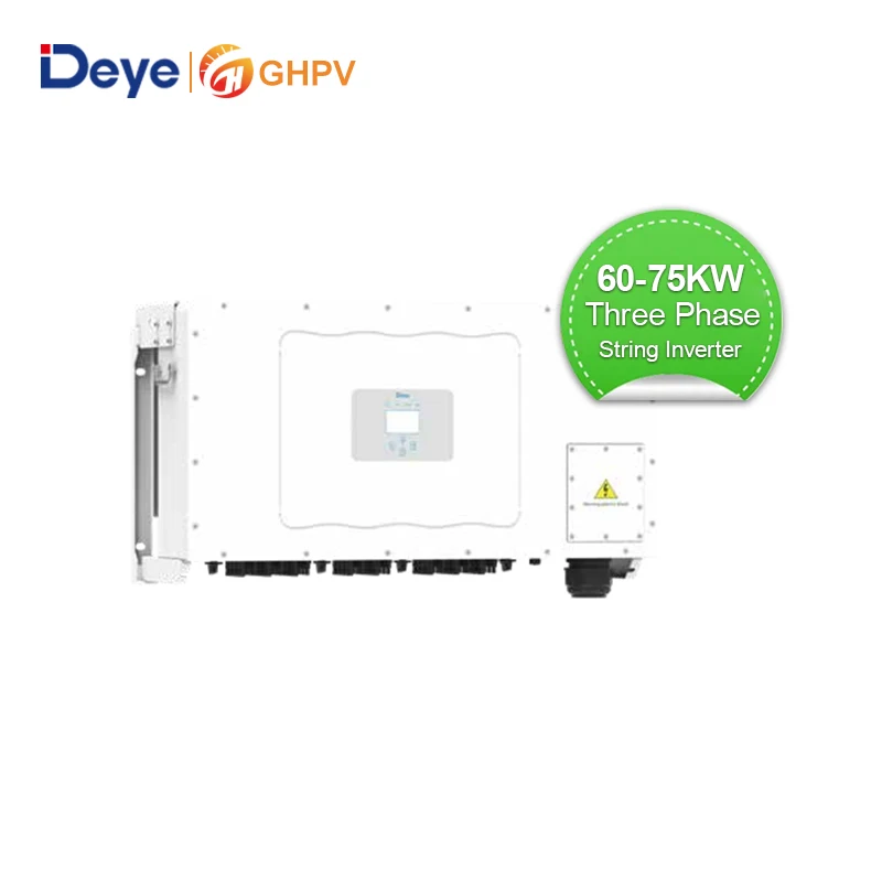 Deye SUN-60/70/75K-G01P3-EU-AM8-LV 60Kw 70Kw 75Kw Three Phase Hybrid Deye Inverter Eu Model Manufactory Price From China