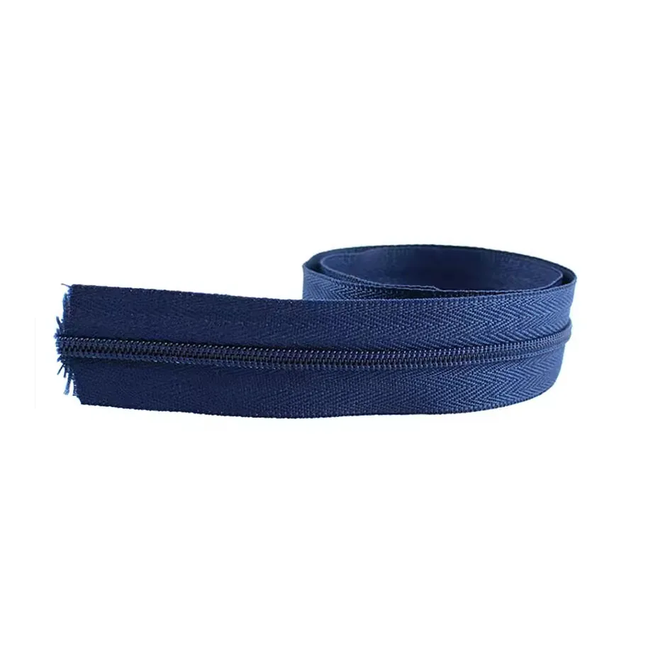 Package 200m/yds Thick heavy quality wholesale 5# nylon zipper by the yard