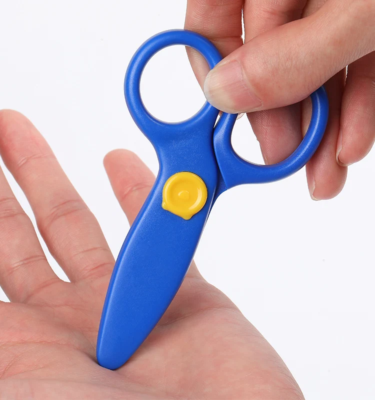 Craft Tool Set Plastic School Children Safety Scissors  for kids student scissors plastic handle scissors