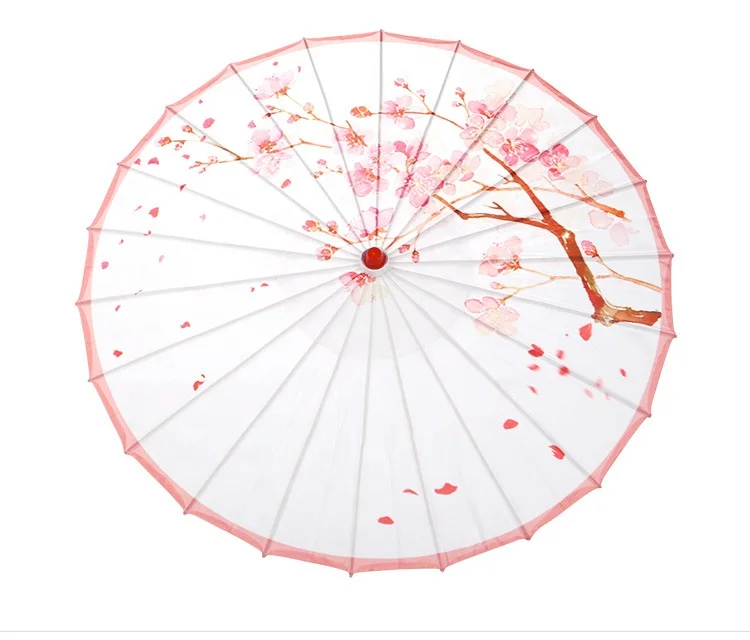 
chinese traditional handmade parasol folded oil paper umbrellas 