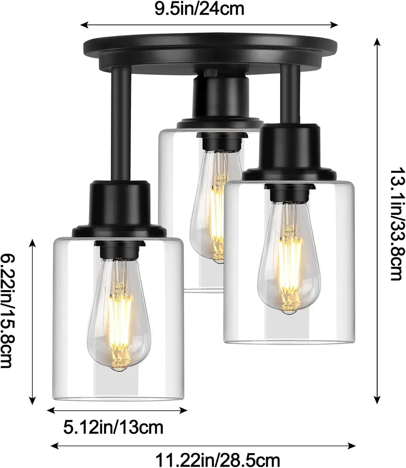 Modern simple iron ceiling lamp for kitchen restaurant lighting indoor bedroom corridor drop light