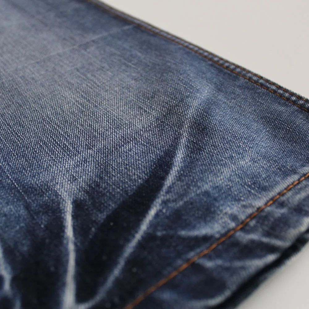 new China supplier cotton polyester denim fabric stock lot