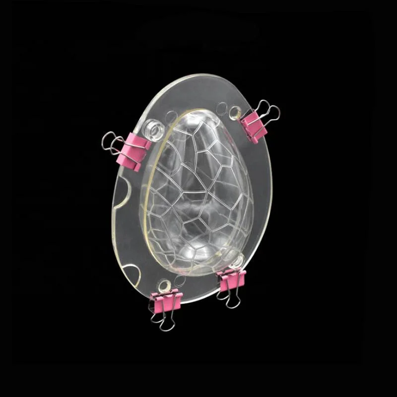 Plastic DIY 3D Polycarbonate Easter Eggs Chocolate Mold Stereo Dinosaur Egg Fondant Candy Jelly Chocolate Mould Baking Tools
