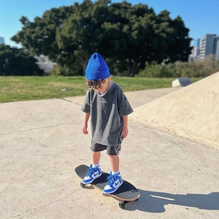 Vintage Streetwear Acid Washed Color Summer T Shirt And Short Sets Clothing Kids Toddler Summer Outfits