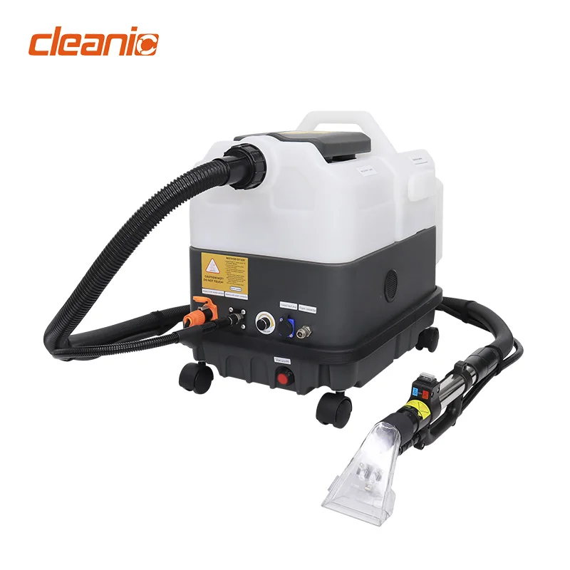 Car upholstery high steam cleaning machine mite removal carpet washer vacuum cleaner with steam for bed mattress