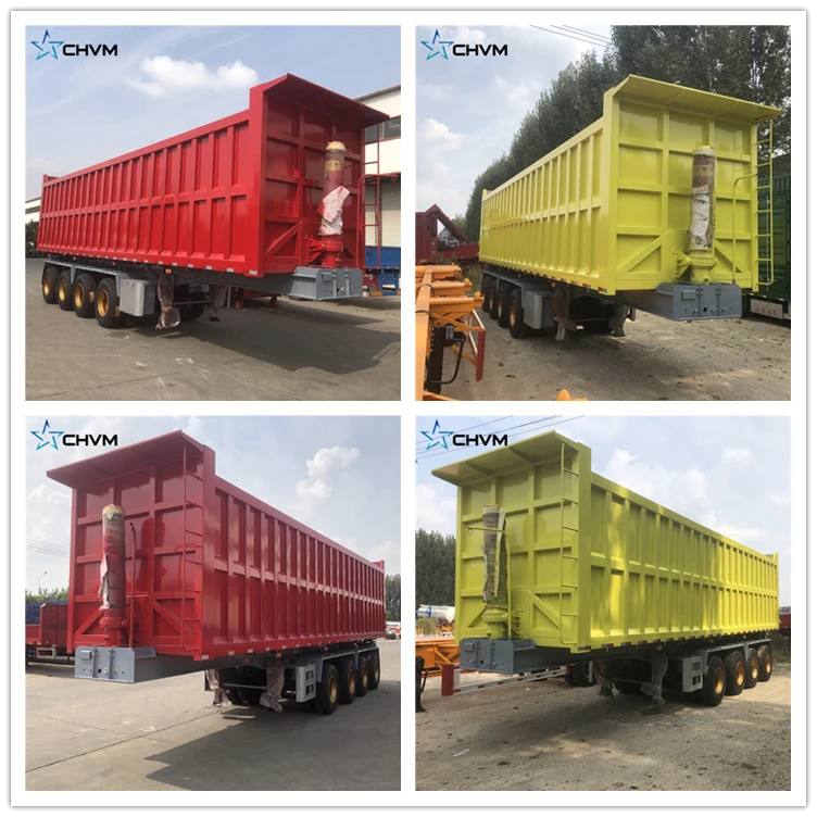 Semi Trailer Box Cargo Truck Trailer For Export Sale Low Price Van Container