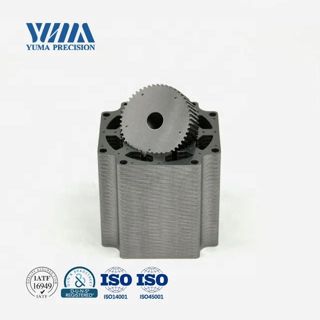High quality customized NEMA23 motor stator and rotor stator lamination laminated iron core