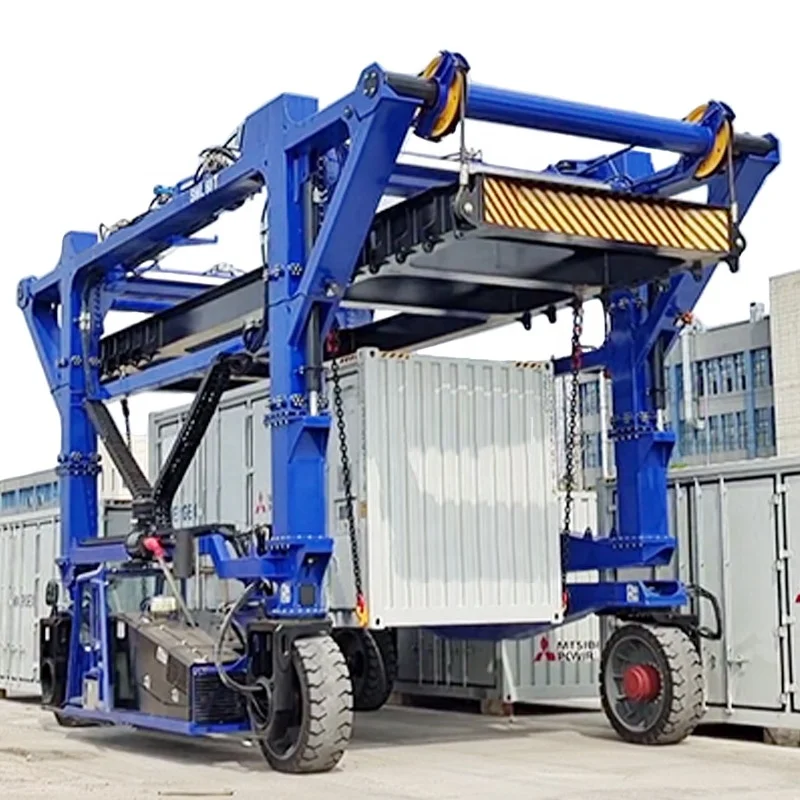 Mobile Automatic Container Lifting System Moving Equipment Will Straddle Carrier 35 Tons