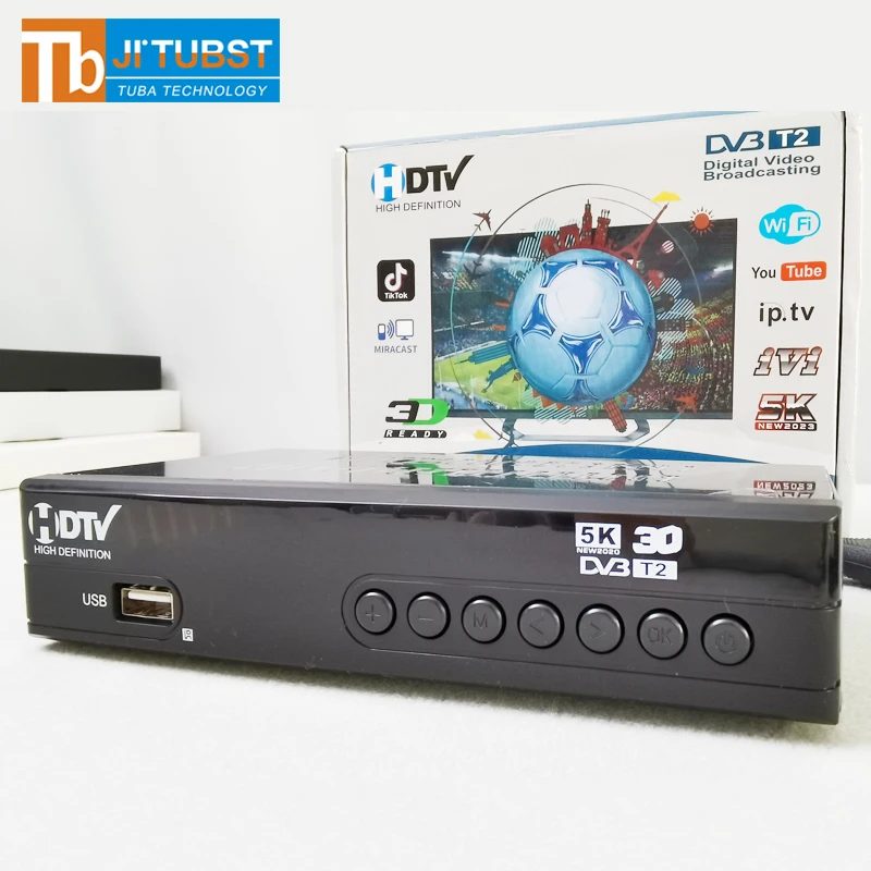 Digital DVB T2 STB Set-top Box Ready to Ship DVB-T2 Decoder set top box