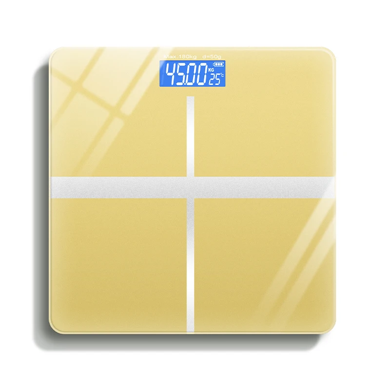 Household scale electronic glass digital weighing digital bathroom weighing scale