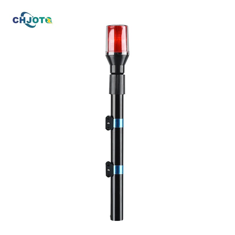 12V 24V Bright Motorcycle Rear Pole Led Strobe Lights High Quality Emergency Warning Motorcycle Pole Led Lights