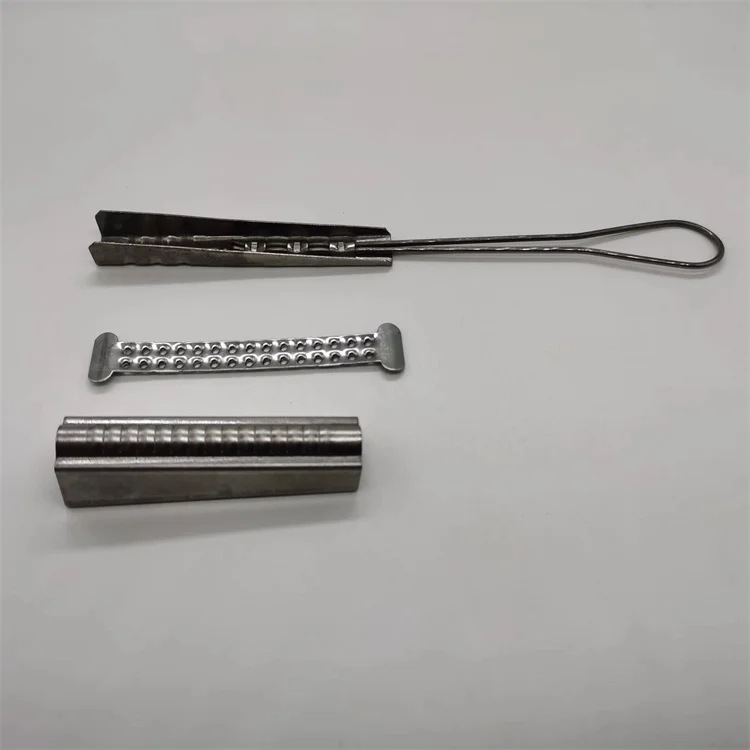 wholesale drop wire clamp High Quality stainless steel fiber clamp for ftth