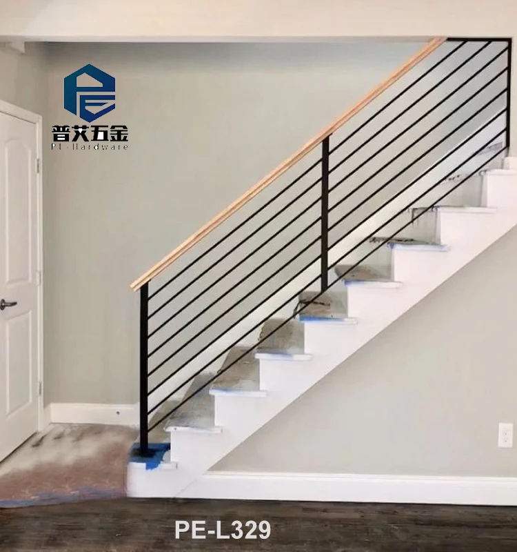 Internal stair steel wood railing/handrail