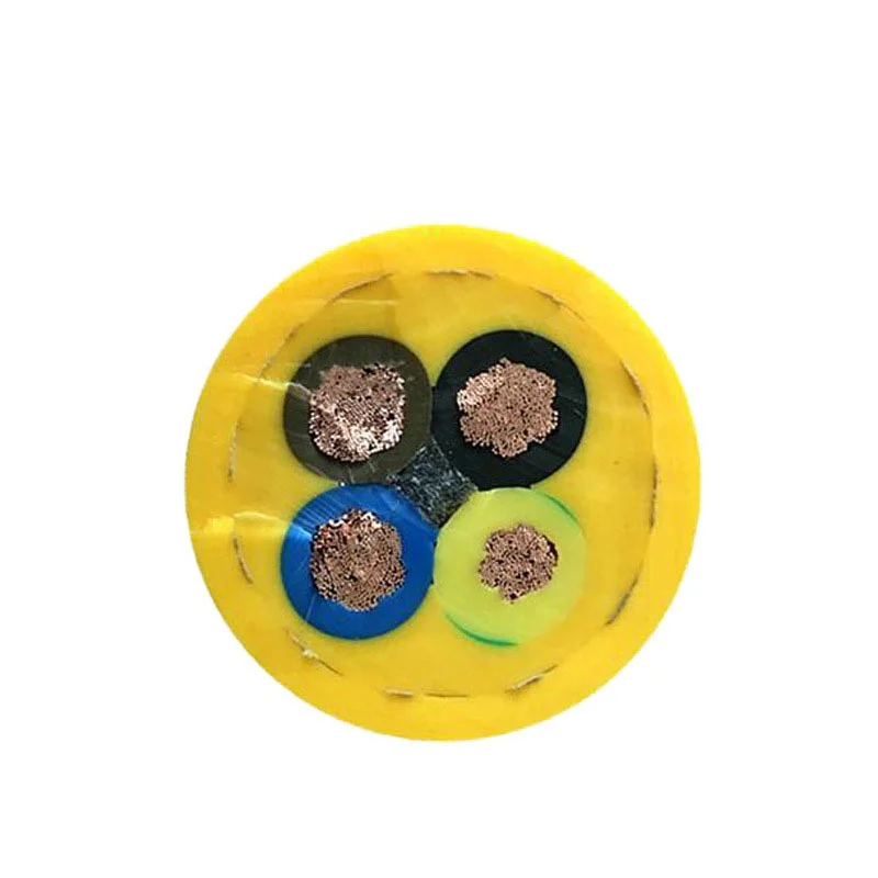 High quality PUR multi-core power cables 4mm 16mm 3core 4core 5core copper control cables for crane