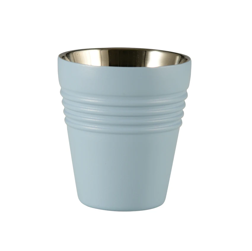 2022 Hot sell Factory directly sell small double wall insulation 304 customized beer wine milk kid mug