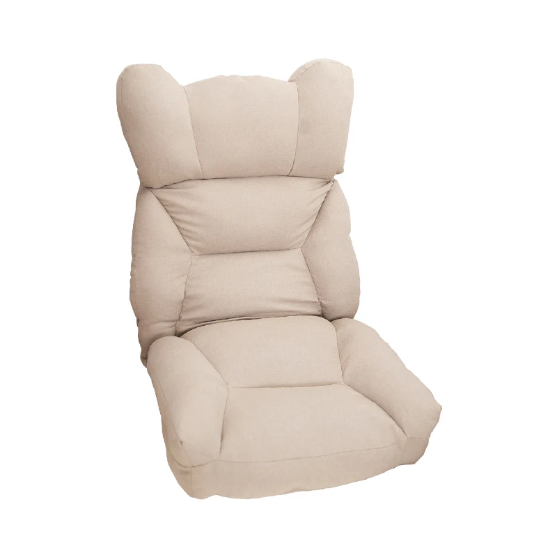 Luxury Recliner Seating Folding Floor Chair Tatami Yellow Lazy Sofa