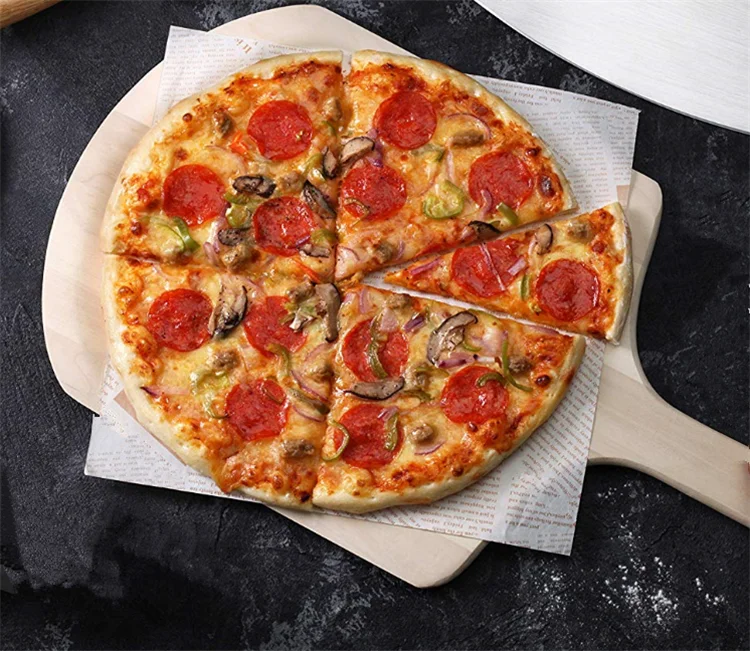 High quality new star foodservice wooden pizza peel pizza board 24 inch