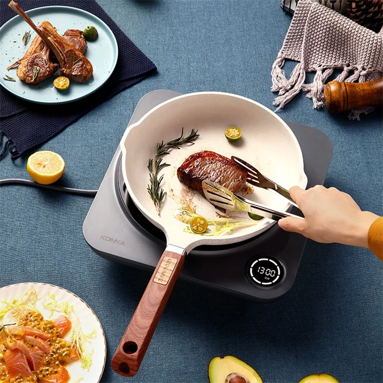  2100W Portable Home Kitchen Electric Applia Smart Child Lock Ultra-thin Design Single Burner Heating Induction