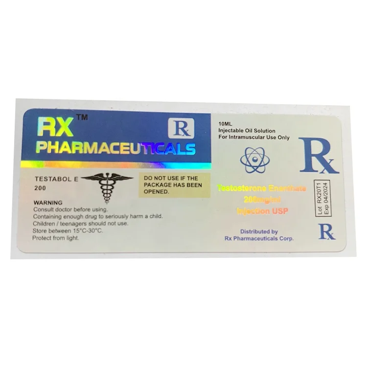 VS-364 Pharmaceutical tablet steroid vial box 100IU oral injection labels