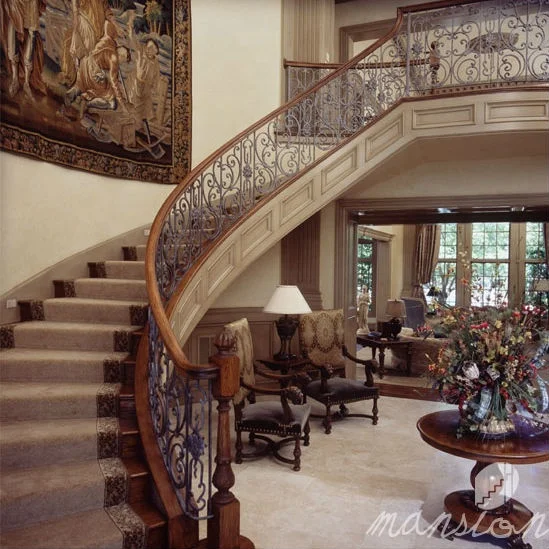 Декоративная балюстрада, железная лестничная балюстрада