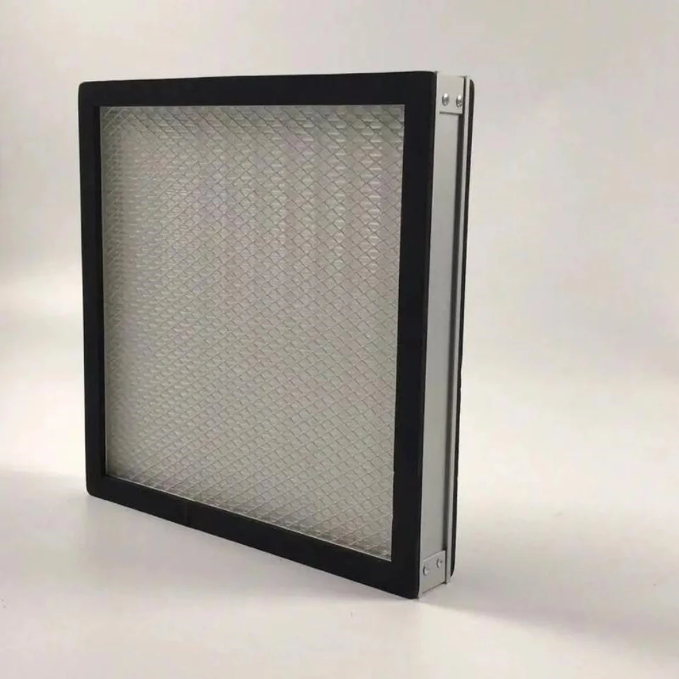 Industrial HVAC Air Filters 0.3 Micron 24*24*12 99.99% High Flow H13 H14 HEPA Filter Rhizome Air Filter