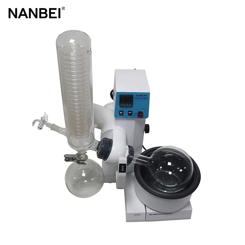 China Lab short path distillation mini vacuum rotary evaporator equipment with chiller and vacuum pump