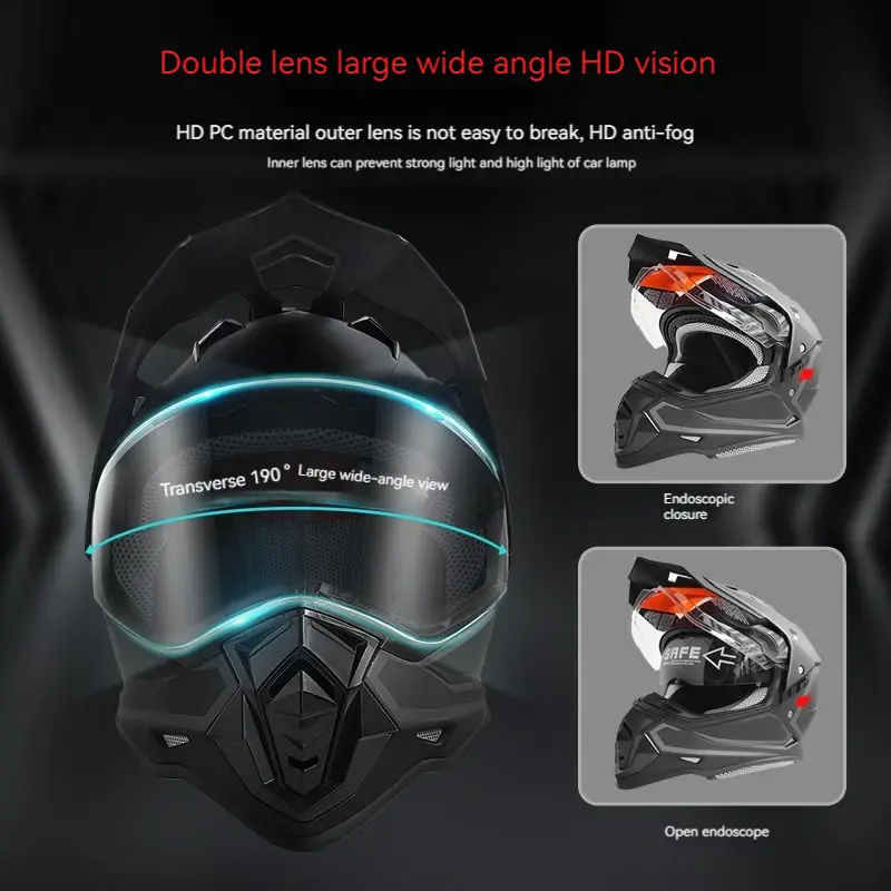 High Quality Helmet Adventure Motorcycle Off-Road Motorcycle Helmet Motorcycle Helmet Whole