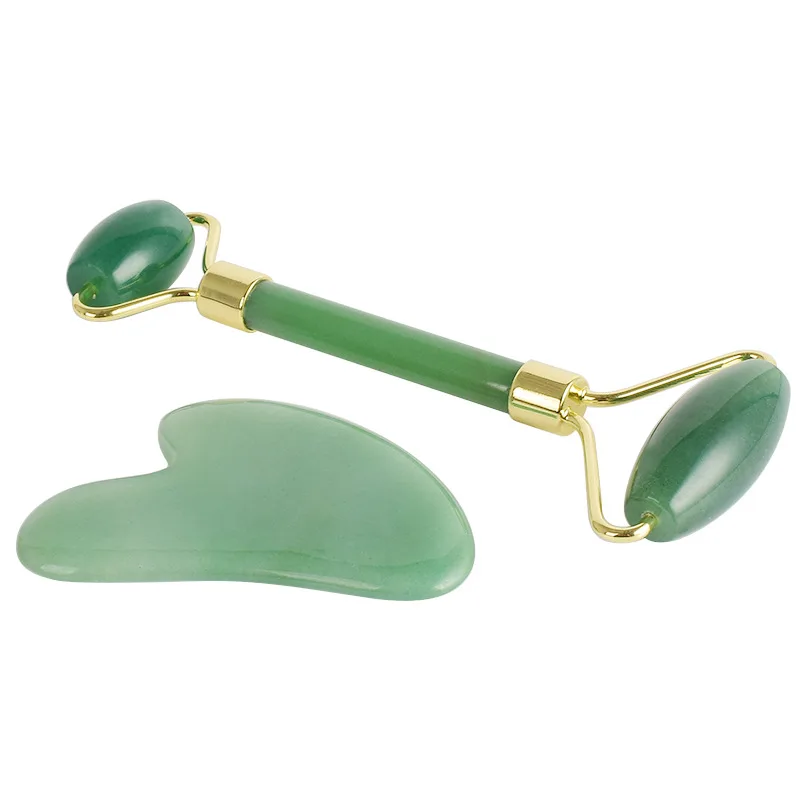 Personal Care Tools Custom Private Label Face Massager Jade Roller And Gua Sha Set
