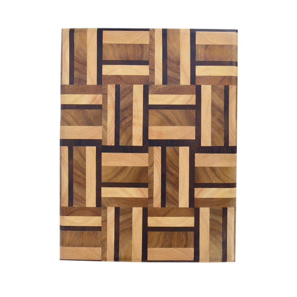 Acacia Wood&Rubberwood&Carbonizd Acacia Wooden Cutting Board Kitchen Large End Grain Chopping Block