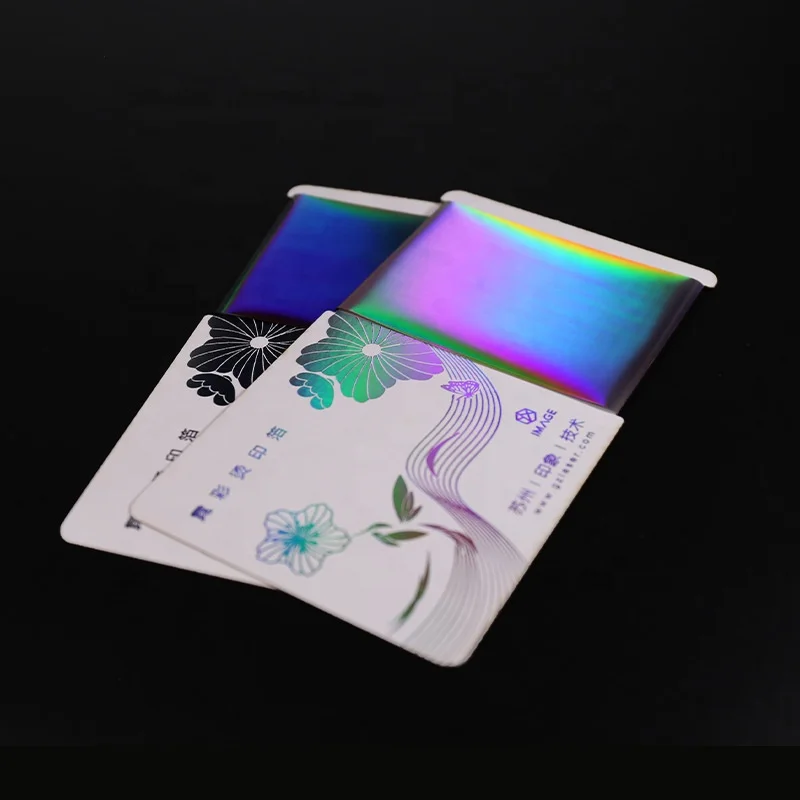 Invisible Color Wallpaper Hologram Hot and Cold Stamping Foil with Eye-catching Design and Good Printability