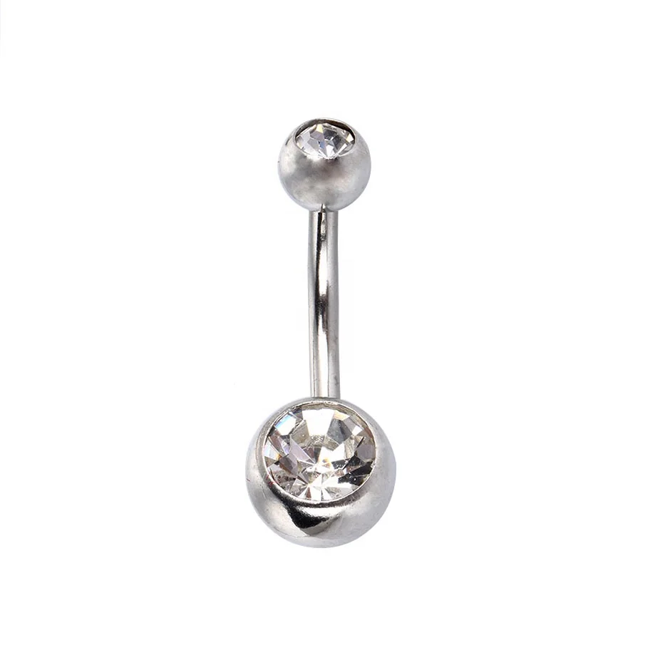 double pressed belez stone factory wholesales cheap belly navel button rings