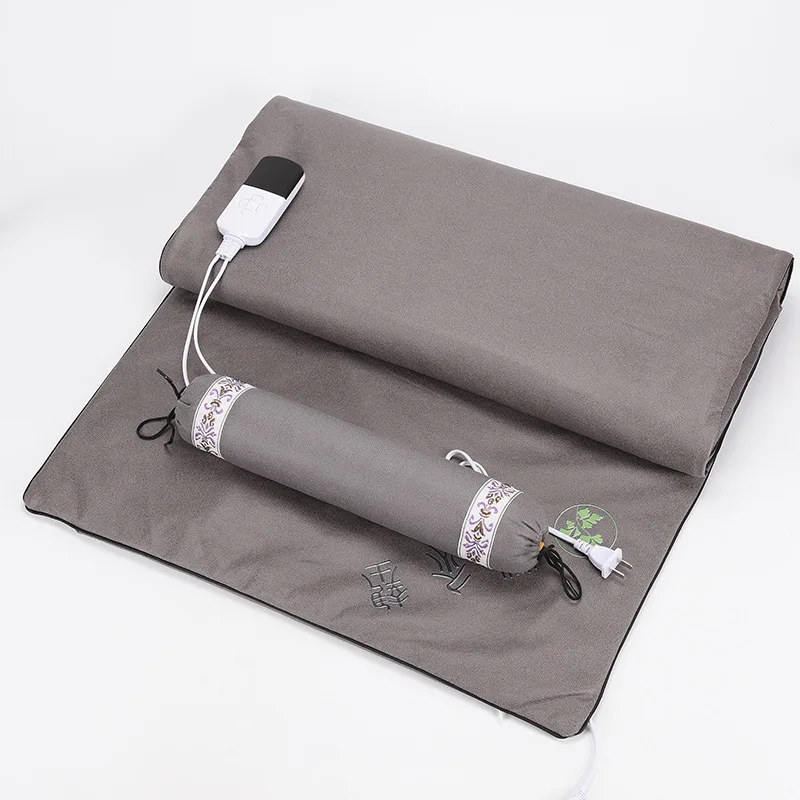 Lemei chinese herbal medicine filling linen blanket moxa mat warm the body electric blanket moxibustion