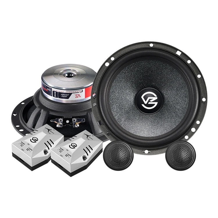 
2 way 6.5 inch component speakers car audio system subwoofer tweeter 