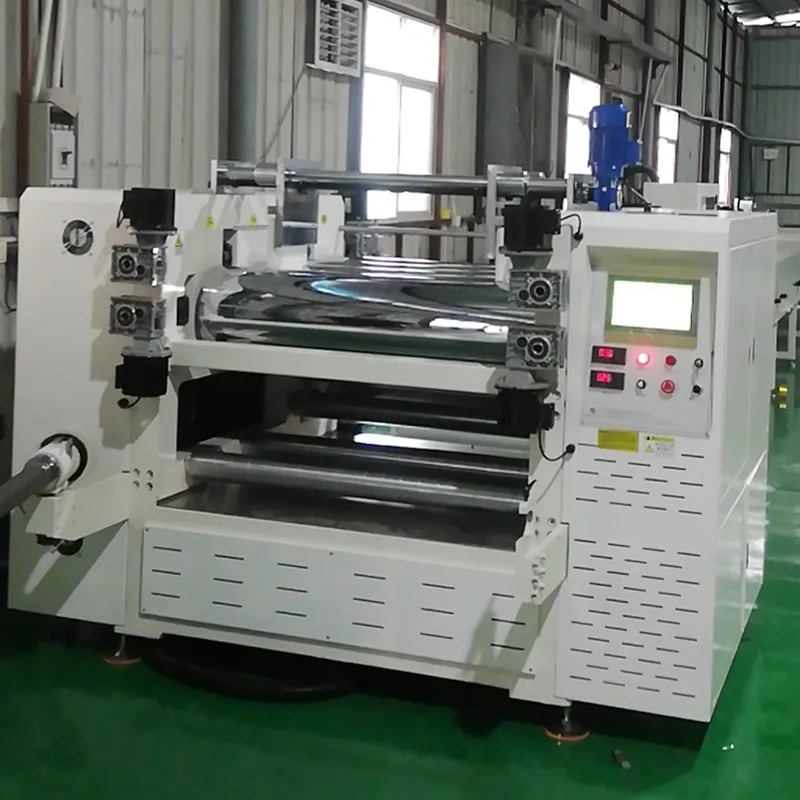 Automatic five-roll silicone calender equipment Semi-solid thermally conductive silica gel and phase change material production