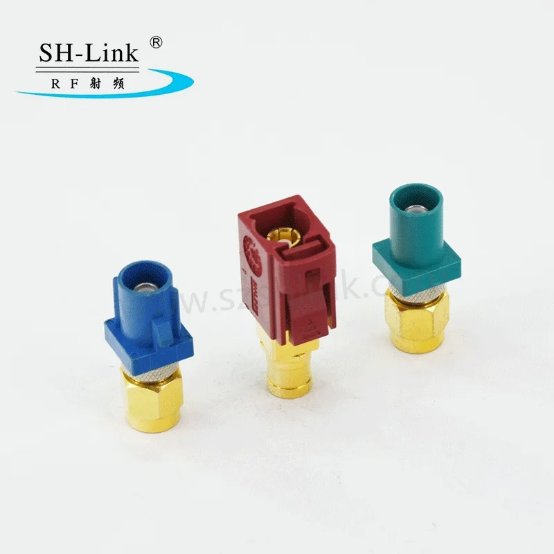  Z-код FAKRA Штекерный разъем к SMA штекерным разъемам для тестирования RF адаптеру