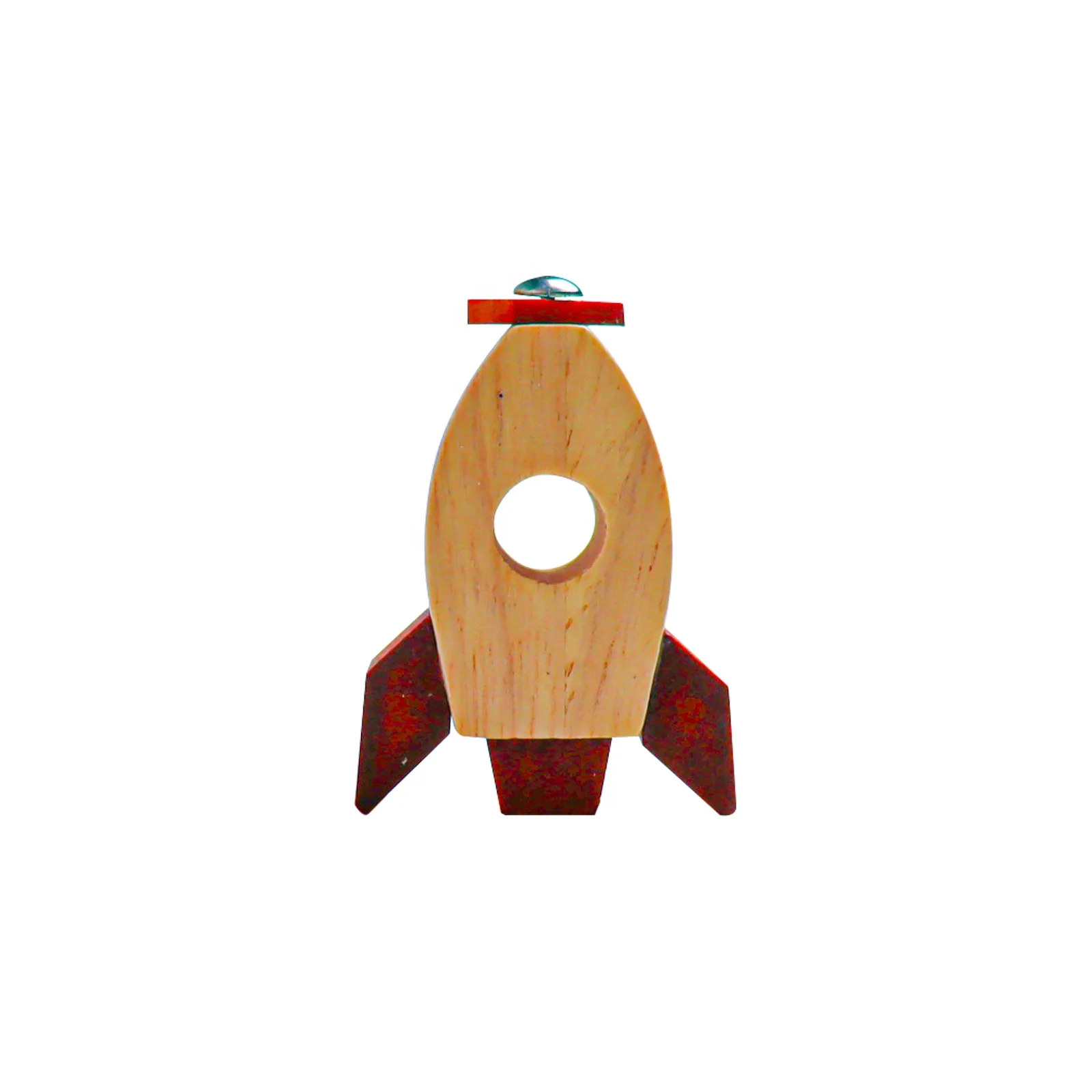 C02102 2202 новые деревянные игрушки купить рекламные подарки игрушка мини-ракета деревянная ракета для детей ролевая игра