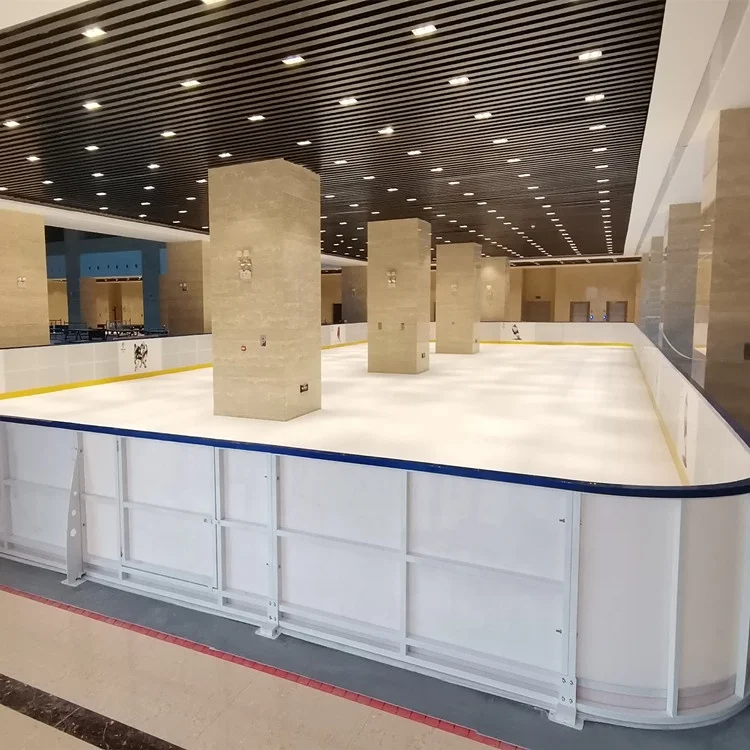 UHMWPE Material 1200*1000mm Hockey Synthetic Ice Rinks Portable Roller Skating Flooring/Synthetic Ice Rink